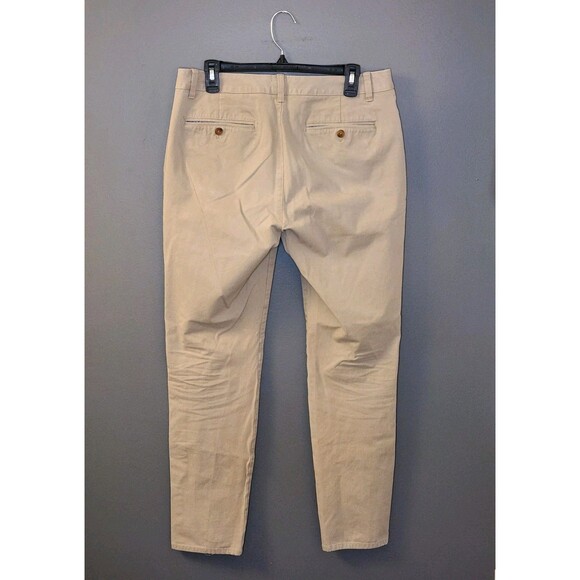 Bonobos Chino Pants Men's 32x32 Beige Khaki Slim Taper Stretch Preppy Lot Of 2 - Picture 3 of 7